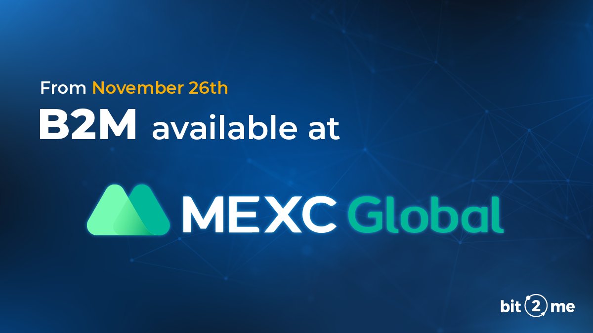 bit2me's tweet photo. #B2M TO BE LISTED IN @MEXC_Global ! 💣️💥

Next Friday 26th Bit2Me token will be available on MEXC Global, the international trading platform with +6M users and a daily volume of +1B $. 

But there are still some more surprises to come...

Are you ready? ☁️🚀🌕️ https://t.co/G4yrGEHX6n