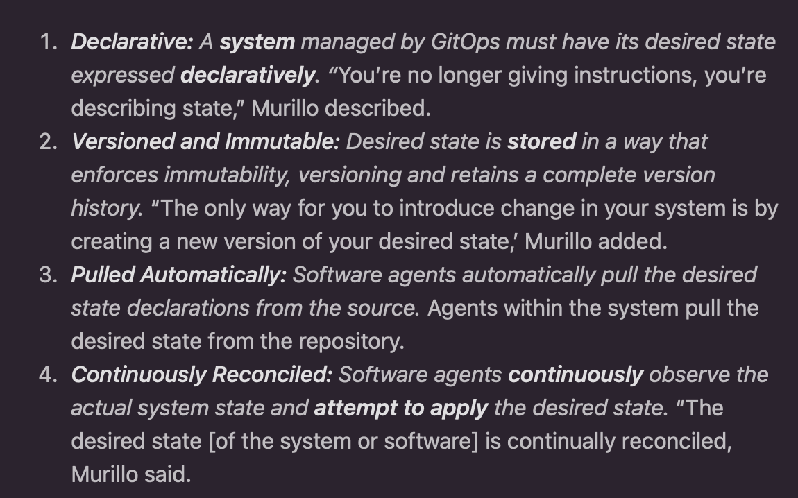 CNCF setting standards for GitOps and wow.  By these definitions, have I got some news for yous lol.