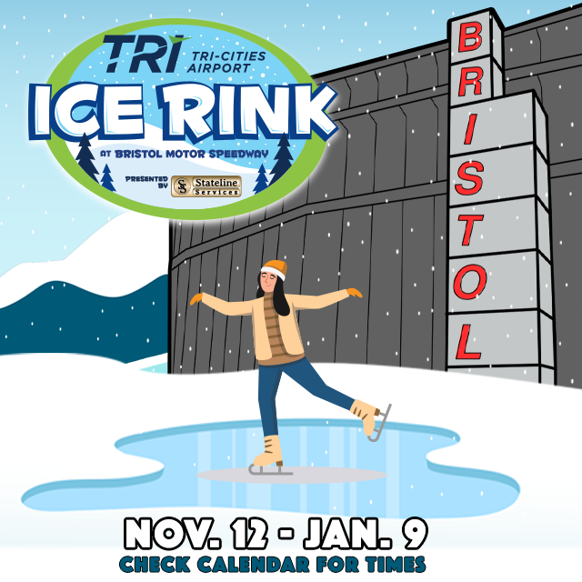 Saturdays are for...Ice Skating!

The Tri-Cities Airport Ice Rink at BMS opens at 12pm today.

Calendar: https://t.co/HxPfPca0Xq

#ItsBristolBaby #KidsWin @triflight https://t.co/RRxN4tZSNG