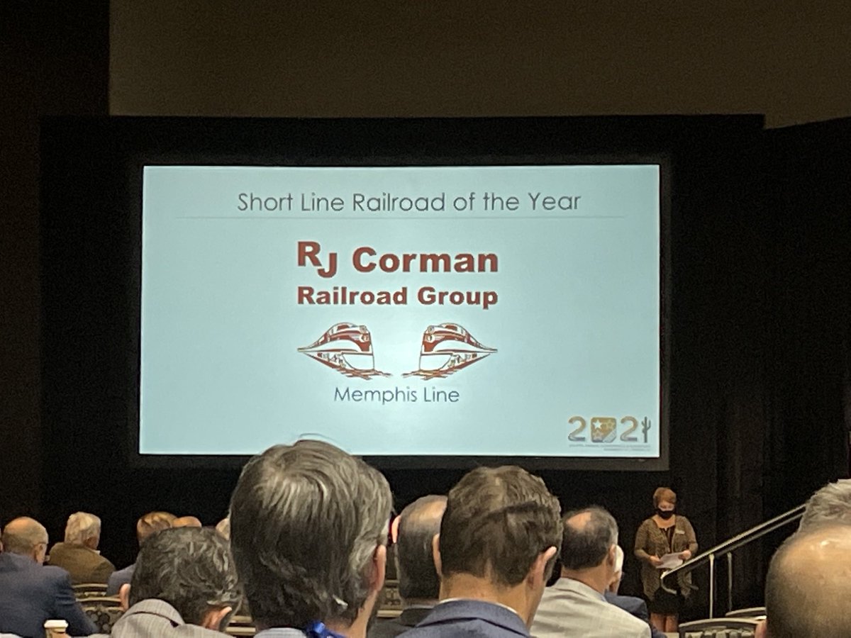 Congrats ⁦<a href="/RJCormanRR/">R. J. Corman Railroad Group</a>⁩ Shortline Railroad of the Year ⁦<a href="/ASLRRA/">Short Line Railroads</a>⁩