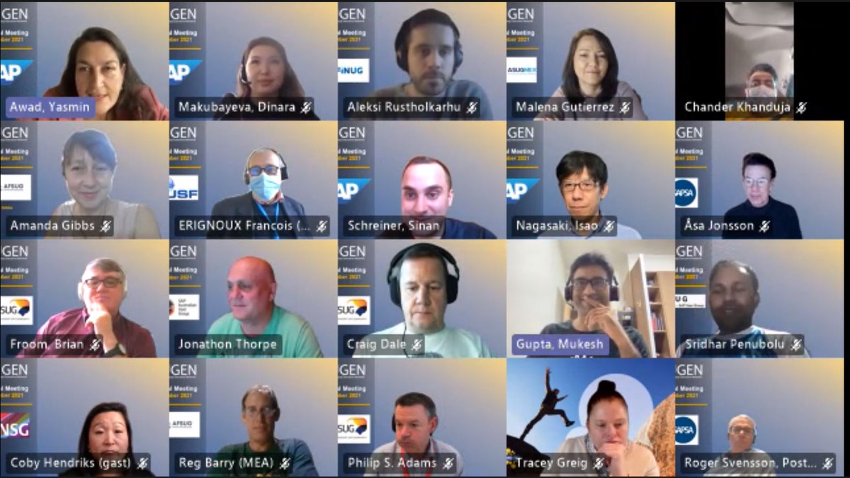 Thank you #SUGEN community for the past two days of valuable collaboration on best practices, experiences as well as future priorities! Great to feel your passion to deliver the best value for your members! #UserGroupsRock