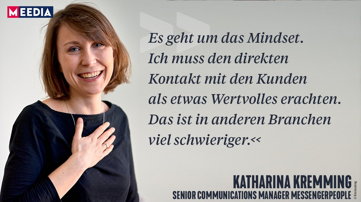 Whatsapp-Marketing ist zurück. 
<a href="/KathaKremming/">Katharina Kremming</a> von @MessengerPeople erläutert anhand mehrerer Beispiele aus der Tourismusbranche wie man WhatsApp und andere Messenger-Dienste sinnvoll einsetzt und welche Stolpersteine lauern. (+)
meedia.de/2021/11/17/wha…