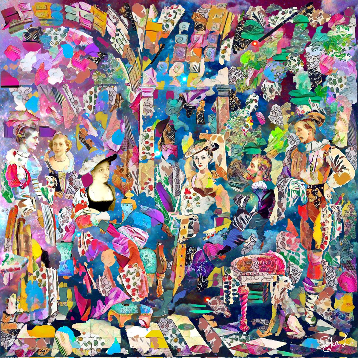 ekavibes's tweet photo. Developing new art style #cryptobaroque https://t.co/YlO9Ws4kCR