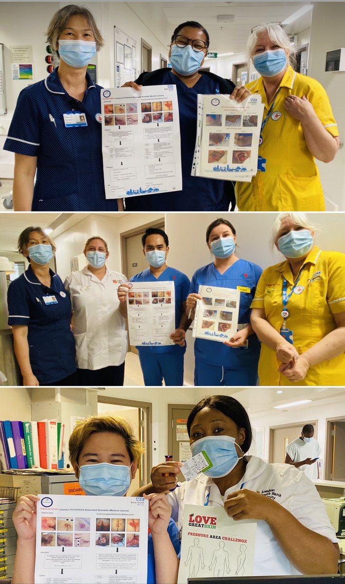 PtSayson's tweet photo. Our ever wonderful colleagues in @BartsHospital @NHSBartsHealth pulling out all the stops for #StopThePressure Ulcer Day! Our @TVSBartshealth with @LINET_UK @Moving_Handling @BH__Academy have been raising awareness of the risks and causes of pressure ulcers for our patients. https://t.co/d4Aondh8yW