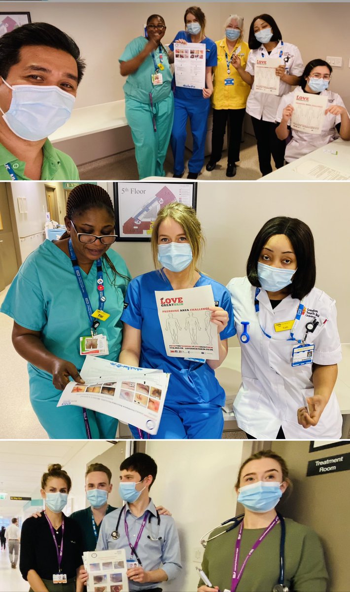 PtSayson's tweet photo. Our ever wonderful colleagues in @BartsHospital @NHSBartsHealth pulling out all the stops for #StopThePressure Ulcer Day! Our @TVSBartshealth with @LINET_UK @Moving_Handling @BH__Academy have been raising awareness of the risks and causes of pressure ulcers for our patients. https://t.co/d4Aondh8yW