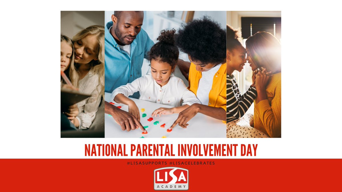 LISAAcademy's tweet photo. Did You Know?
Today is National Parental Involvement Day!
Do you know the benefits of being an involved parent?
#LISAcelebrates #involvedparents #TogetherWeAreMighty
https://t.co/mfrsx43Lci https://t.co/fxuGT89GN2
