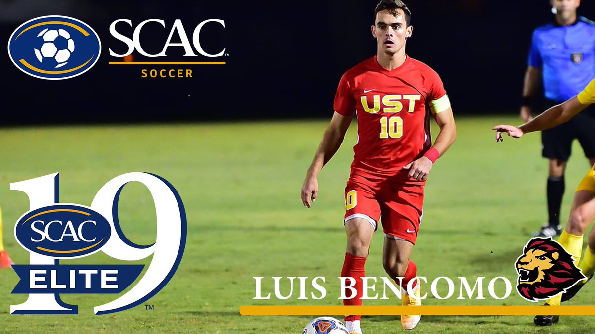 SCAC_Sports's tweet photo. .@USTAthletics' Bencomo Recognized as SCAC Men's Soccer Elite 19 Honoree | RELEASE: https://t.co/UUbvXKffPu #SCACmsoc #SCACpride https://t.co/h8JmohLnBD