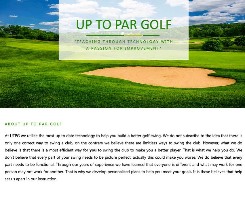 Up To Par Golf (@uptopargolf) / Posts / X