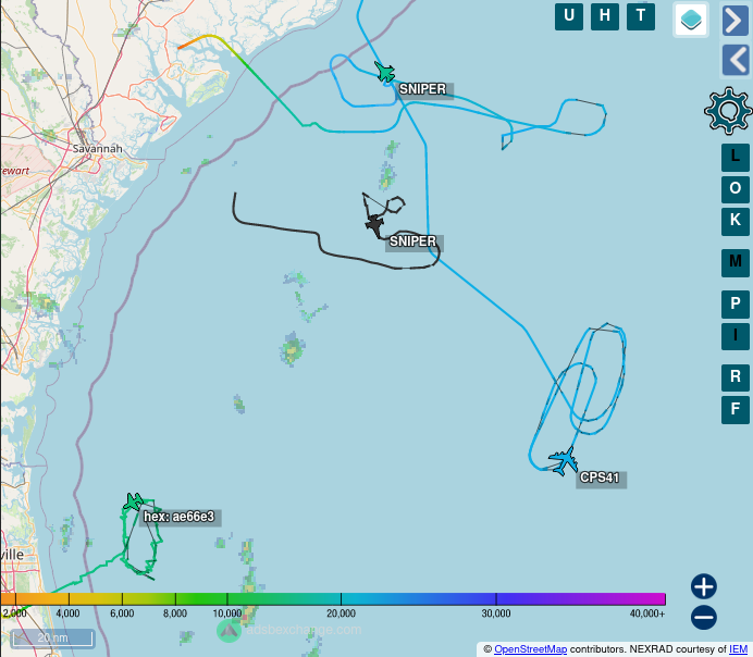 TheIntelFrog's tweet photo. Some kind of large exercise in the SEALORD area?
2 Unk Type #AE61E6 as SNIPER11 #AE61C4 as SNIPERxx
1 P8 #AE66D3
1 KC135 #A75AA2 as CPS41
#MilAir #AvGeek #PlaneSpotting https://t.co/f1vTcxiF6W