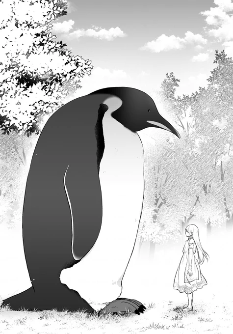 今までで描いた中で一番身長差のある『異世界ペンギンと食べられたがりの聖女』
ラブコメです。
ラ、ラブコメです…!

https://t.co/WAhTJIVW2N 