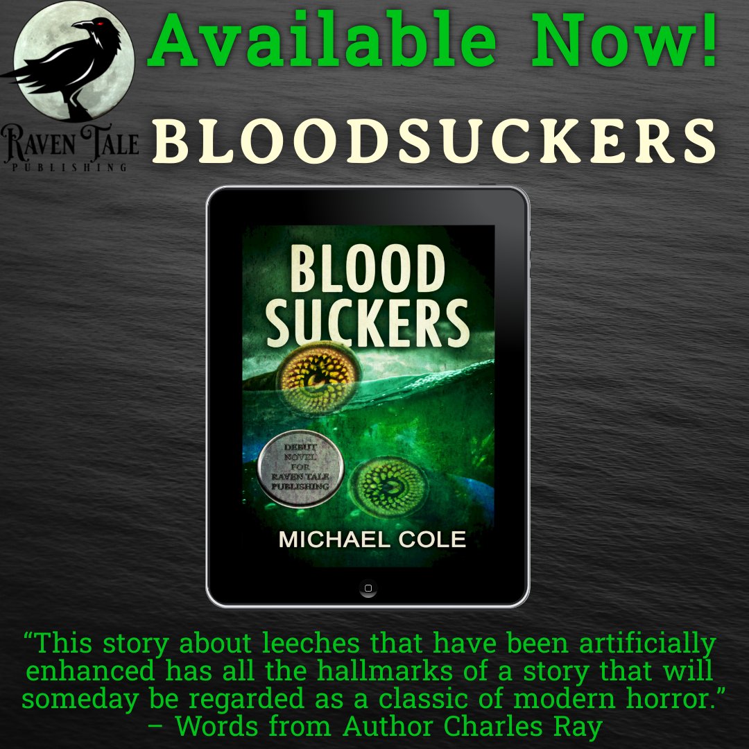 BLOODSUCKERS:
amazon.com/dp/B09K27GQKZ/

Praise from Fellow Raven Tale Author Charlie Ray:
“This story about leeches that have been artificially enhanced has all the hallmarks of a story that will someday be regarded as a classic of modern horror.”

#horror #creature #waterhorror
