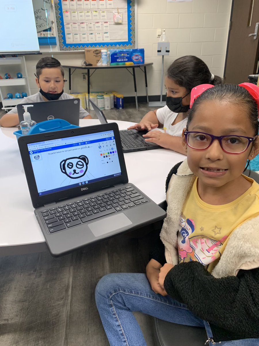 Third grade is using Wixie to create their own balloons for the Macy’s Thanksgiving Day Parade! <a href="/HumbleISD_FCE/">Fall Creek Elem</a> <a href="/PrecusGlover/">Precus Glover, M ED</a> #FCExcellence #TransformingLives