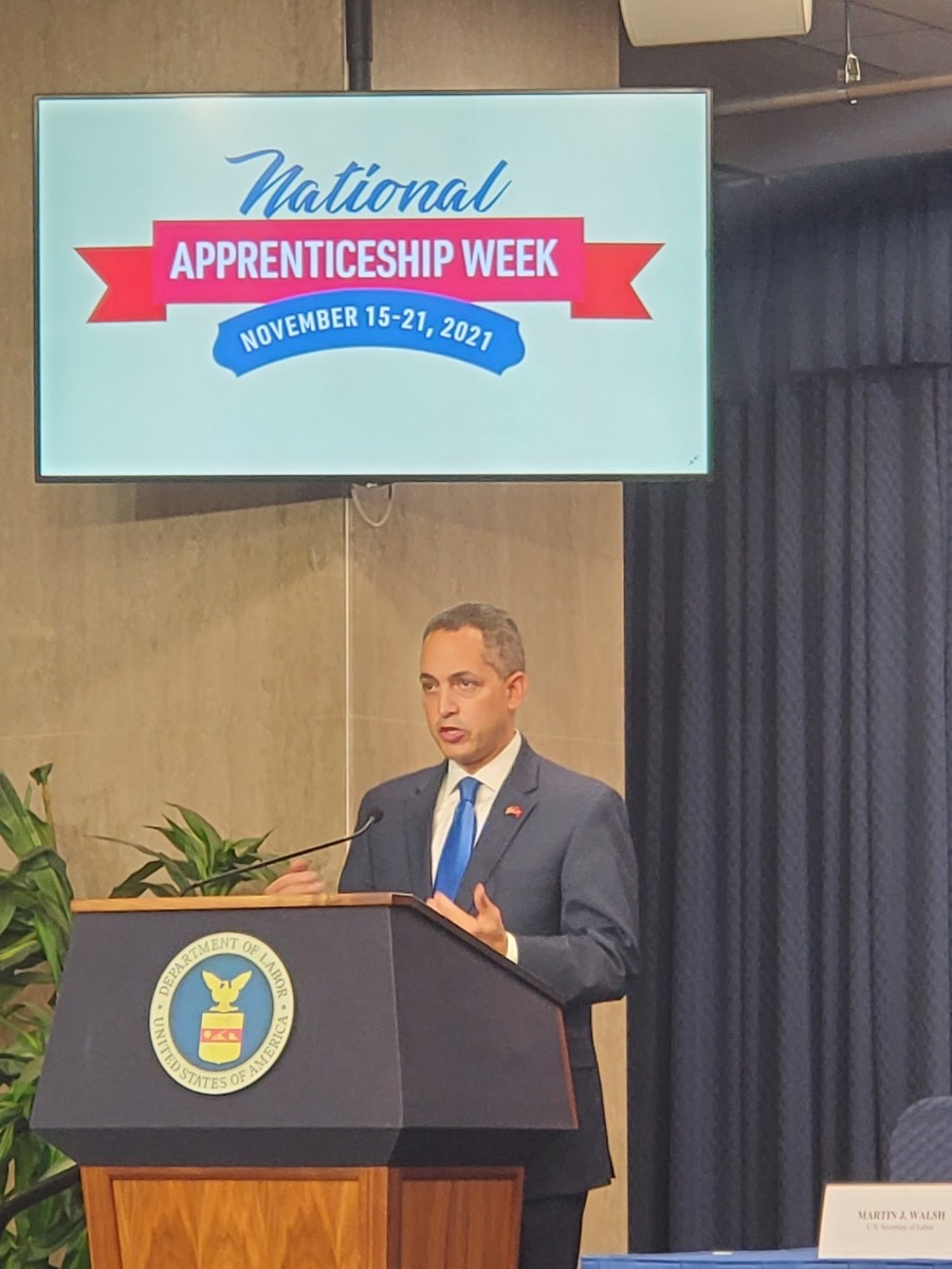 SelectUSA's tweet image. .@DepSecGraves: "Apprenticeship is a pathway to opportunity." #NAW2021 

@CommerceGov @USDOL @usedgov @TradeGov @SecRaimondo