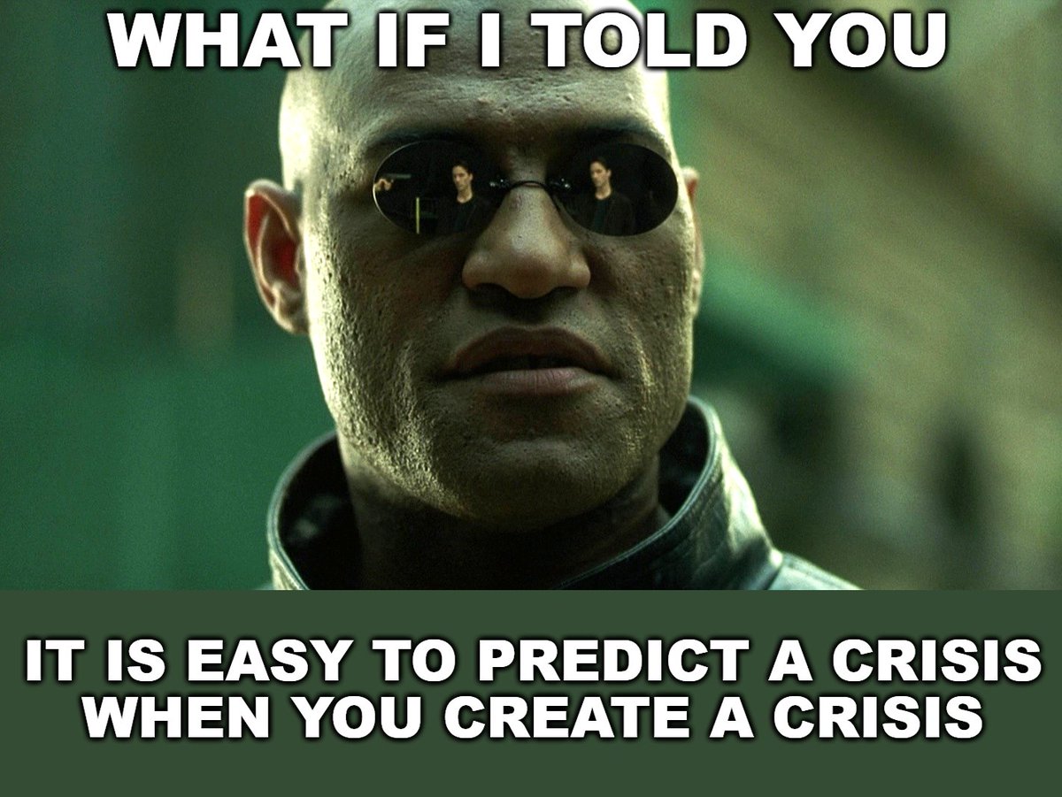 woodrailking's tweet photo. .

What if I told you

It is easy to predict a crisis
when you create a crisis

#billgates #smallpox #monkeypox #mousepox #vaccine #billions #GainOfFunction #BiologicalWarfare #CrimesAgainstHumanity #meme https://t.co/3lJN7NdG41