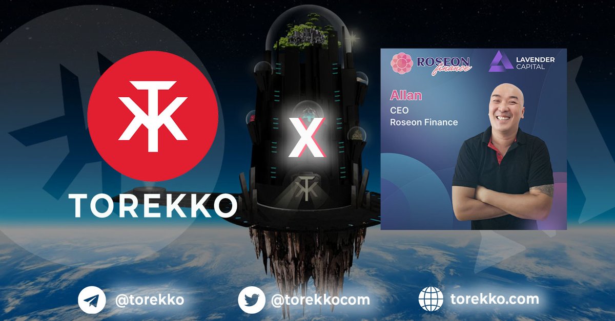 torekkocom's tweet photo. Torekko have a new advisor @allan_ta 🚀
CEO at @RoseonFinance
Partner at @Lavender_VC https://t.co/DfM7OOYntd