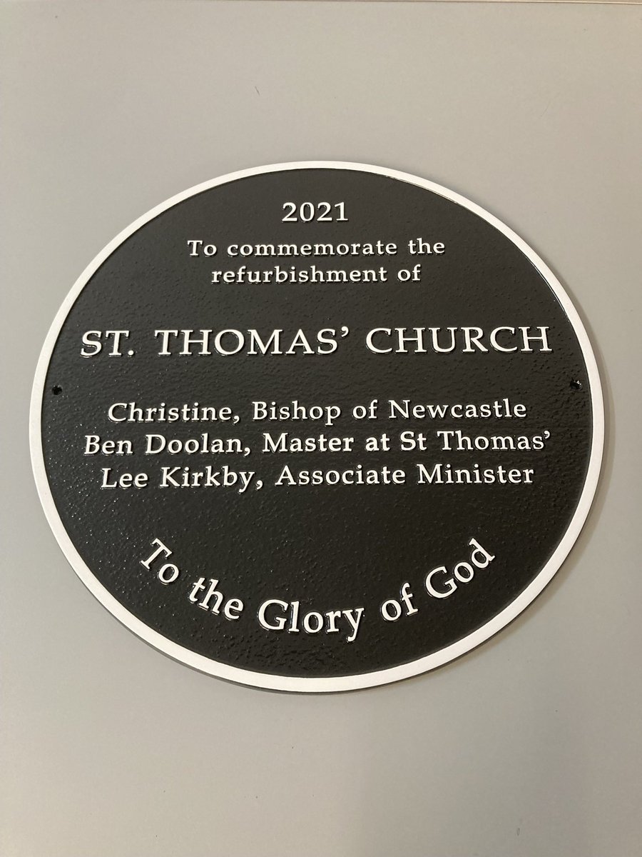 Another fantastic looking plaque manufactured by the team. If you need any memorials, plaques, signage, town trails or any cast metal product, please get in touch T:01670530136/E:quotes@falon-nameplates.co.uk #blueplaque #newcastleupontyne #memorial #restortation #church #signage