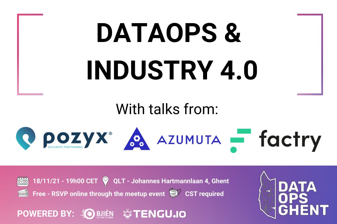 DataOps Ghent Meetup tweet media