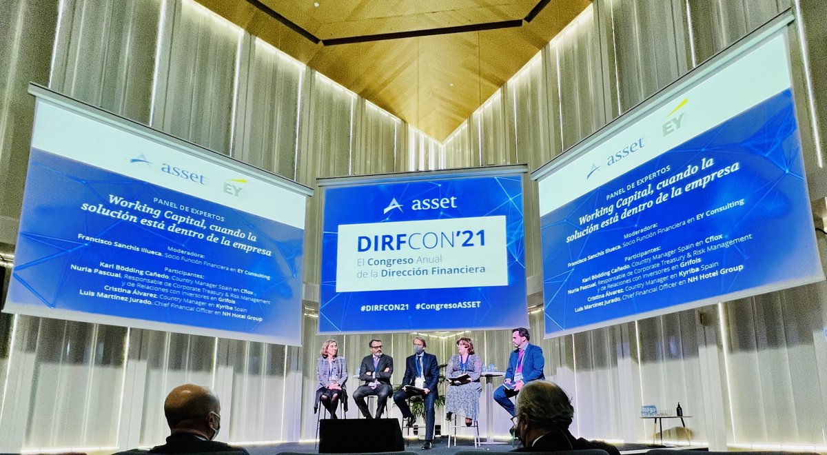 KyribaFrance's tweet photo. Contentos de ser parte del panel de expertos de #WorkingCapital en el #DIRFCON21, organizado por @Financieros_es.
#SupplyChainFinance #ReverseFactoring #InHouseBanking #Innovation #DaaS #SaaS #CashFlow https://t.co/EopzMnavRG