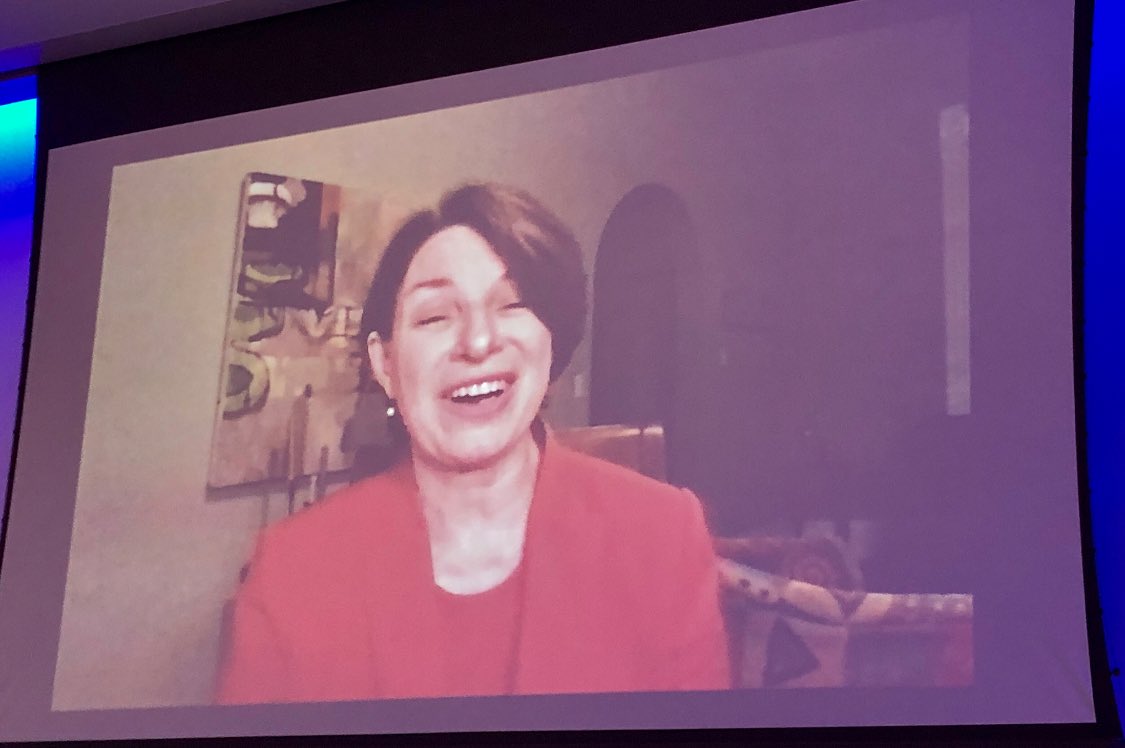 mncreditunions's tweet photo. And thanks to our senior Senator @SenAmyKlobuchar for the virtual greetings! #accelerate21 https://t.co/O3t8BJnMYl