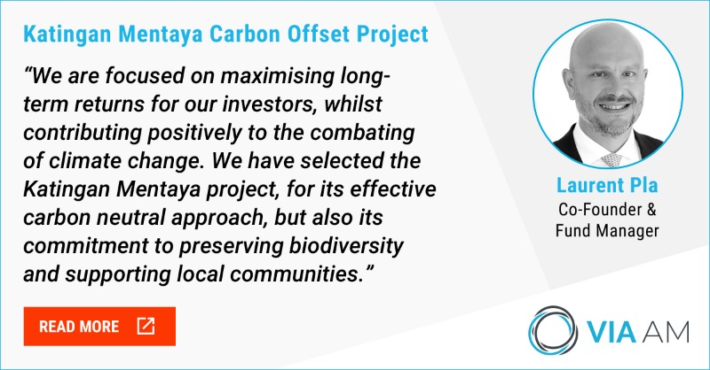 VIAAM_'s tweet photo. “We are focused on maximising long-term returns for our investors, whilst contributing positively to the combating of climate change.” 
#climatechange #sustainability #carbonneutral #carbonoffset #investment #impactinvesting #RealValueCreation #AssetManagement #VIAleap
