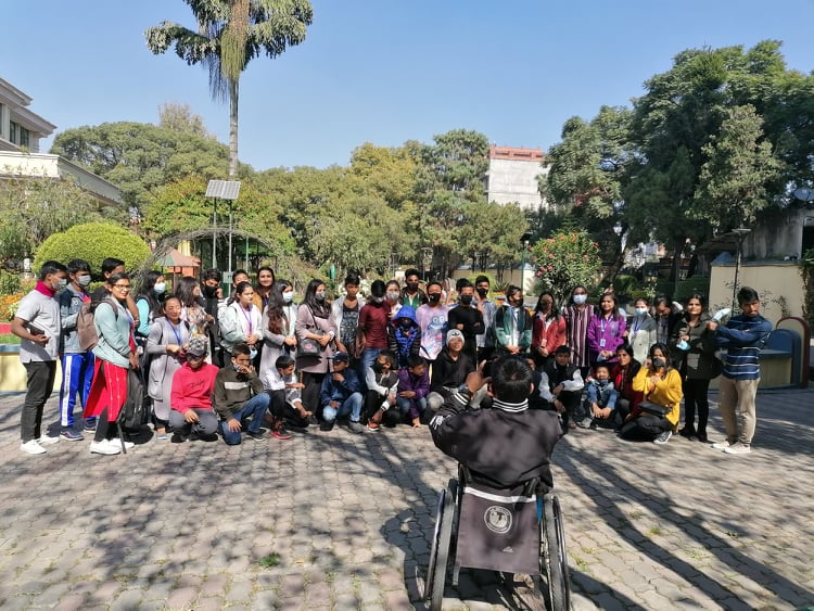 dvineproject's tweet photo. DVINE pilot realization of Study Unit 5 going on. Community development, applying participatory mapping method in social service center in Nepal.
#dvineproject #dvinenow
@DiakAmk @Gazi_Universite @vidhogskole
@ErasmusplusFI @Erasmus_Project @EUErasmusPlus https://t.co/Eg5kQjASSF