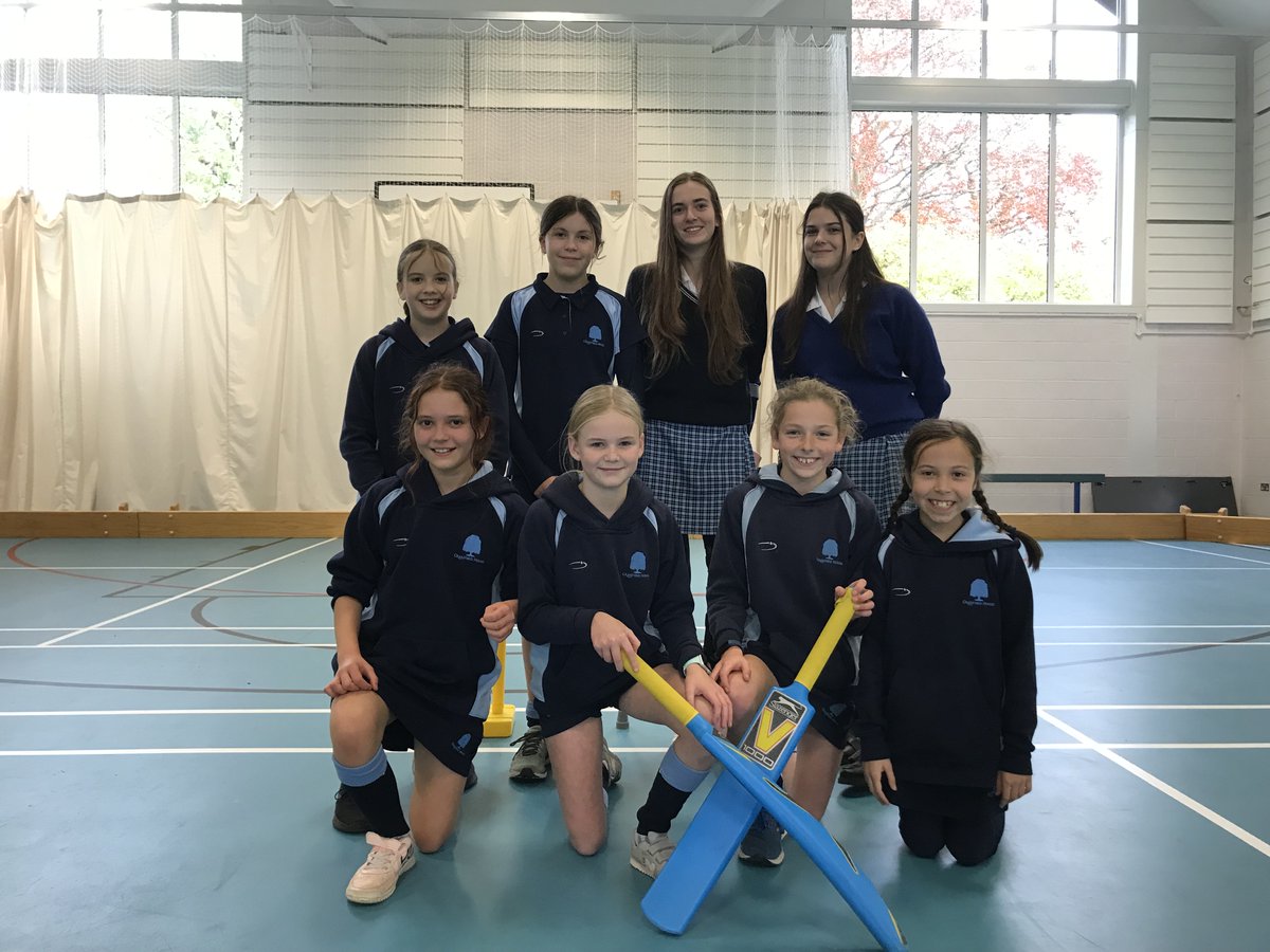 CHSPEDept's tweet photo. The Year 7 and 8 house cricket finals saw St George compete against St Francis to win the first ever indoor house cricket event. Congratulations to St George for coming through to win by 2 wickets in a nail biting final. Some brilliant cricket on display, well done girls! https://t.co/DDPGneoO7y