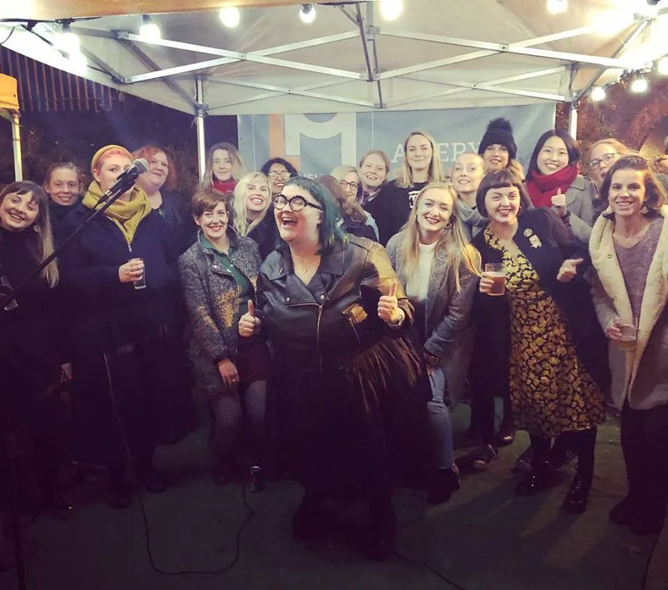 Look, we know it's not ‍🎄 yet, but who can resist a choir at a night market.

Always a big hit whenever they come to Levy, <a href="/SheChoirManc/">She Choir</a> will be with us tomorrow, performing a selection of songs GUARANTEED to spark festive joy.

Head our way from 5pm

levymarket.com/november-night…