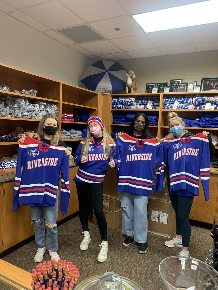 Hockey season is here! Stop by the ram shack and grab some swag for the games! #deca #rvhsdeca #decasbe
