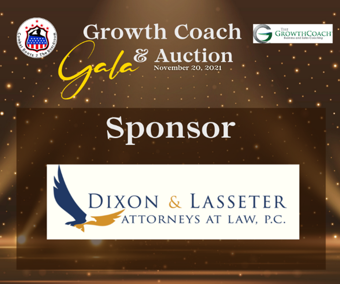 CB2TB's tweet photo. Sponsor shout out! We want to thank Brad Dixon with Dixon &amp; Lasseter Attorneys at Law for your donation and sponsorship of the CB2TB Gala &amp; Auction. https://t.co/2fLhZSi69C