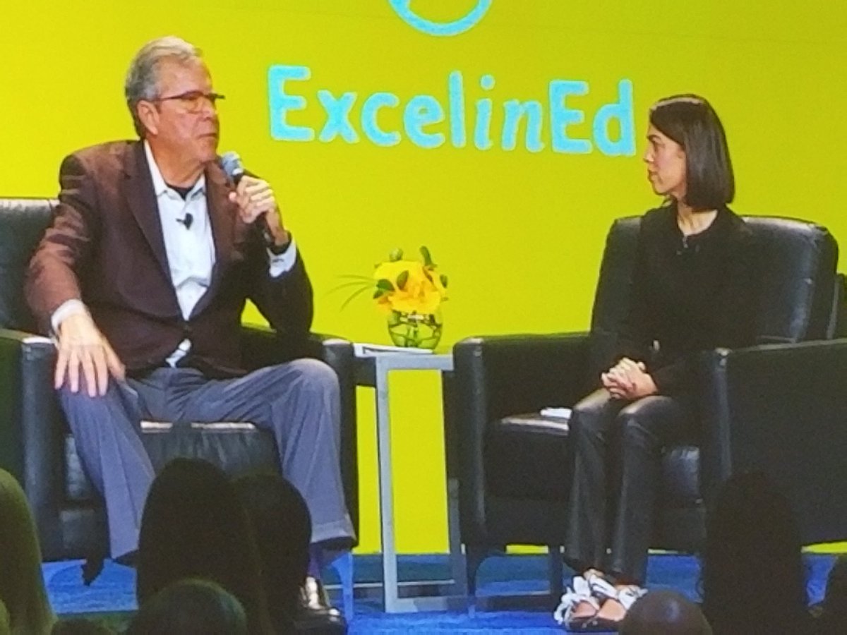 #EIE21 Fantistic opening remarks from longtime Education champion Gov. Jeb Bush and Romy Drucker, Walton Family Foundation!