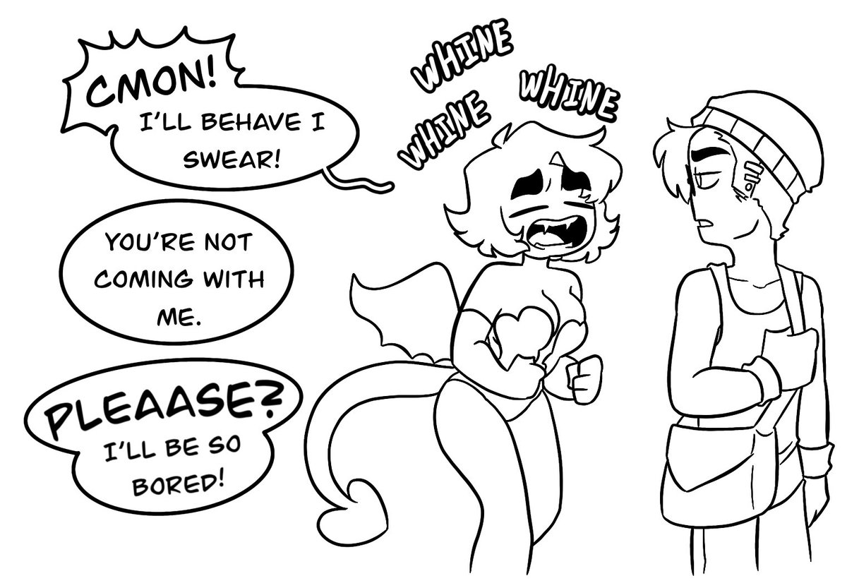 SpizyBits's tweet image. A bratty succubus 
(1/2)
#YourBoyfriendGame #YourBoyfriendGameAU