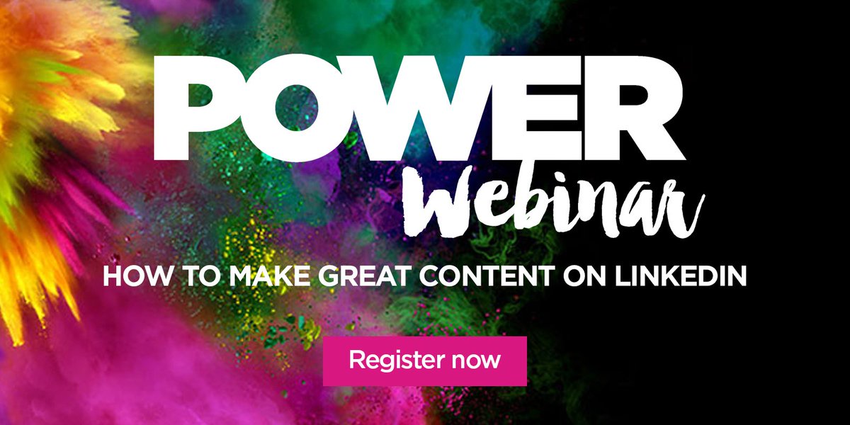 pfsconf's tweet photo. Join @PfsPower this Friday, 19 November, at 10am as they host the second webinar on how to make great content for LinkedIn.
The third inthe series will be held on Tuesday 30 November.
Check out all the upcoming Power webinars here: https://t.co/9OgZkXbW7J https://t.co/KSI4y9OdIU