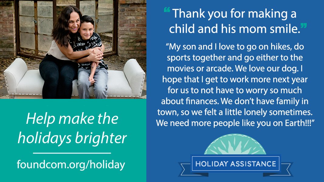 foundcom's tweet photo. The Foundation Communities Holiday Assistance Program is hoping to support more than 1,400 households in Austin and North Texas, including families and single adults. and we still need MANY more sponsors and donors. Join the holiday giving at https://t.co/M9Dt1OdrAi https://t.co/xeVRQw6XCc