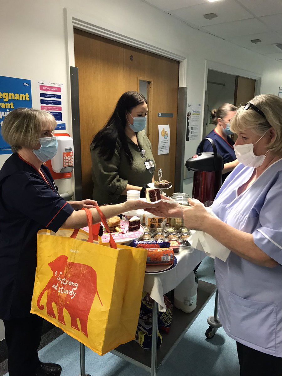 Lovely to see the #PMA’s out and about on the units this afternoon offering refreshments to the teams! <a href="/TeamMidwife/">BHRUT Maternity</a> <a href="/BHRUT_NHS/">BHRUT NHS 🏥</a>