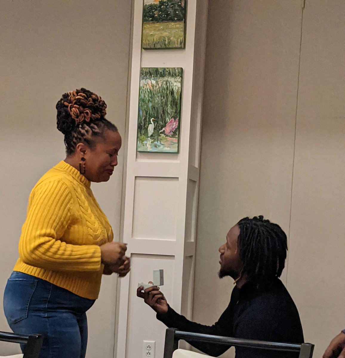 tbsaa's tweet photo. On behalf of TBSAA, congratulations to Maya and Keion on their November engagement! We wish you the best! #alumninotes #alumniexperiences #alumniengagements https://t.co/ZoDB3yqHqm