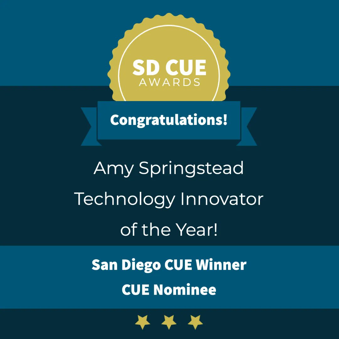 San Diego CUE tweet media