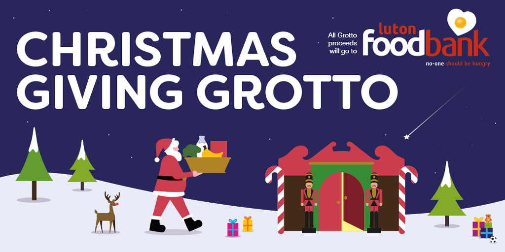 LutonBID's tweet photo. ๐
Experience the true magic of Christmas by giving back and helping #Luton families at @TheMallLuton ๐
Visit Father Christmas in his magical workshop (proceeds donated to @LutonFoodbank) from Sat 27 Nov...
Pre-book & more info ๐ https://t.co/Du9H1kgfOS
#LightingupLuton https://t.co/O5J7SNCYni
