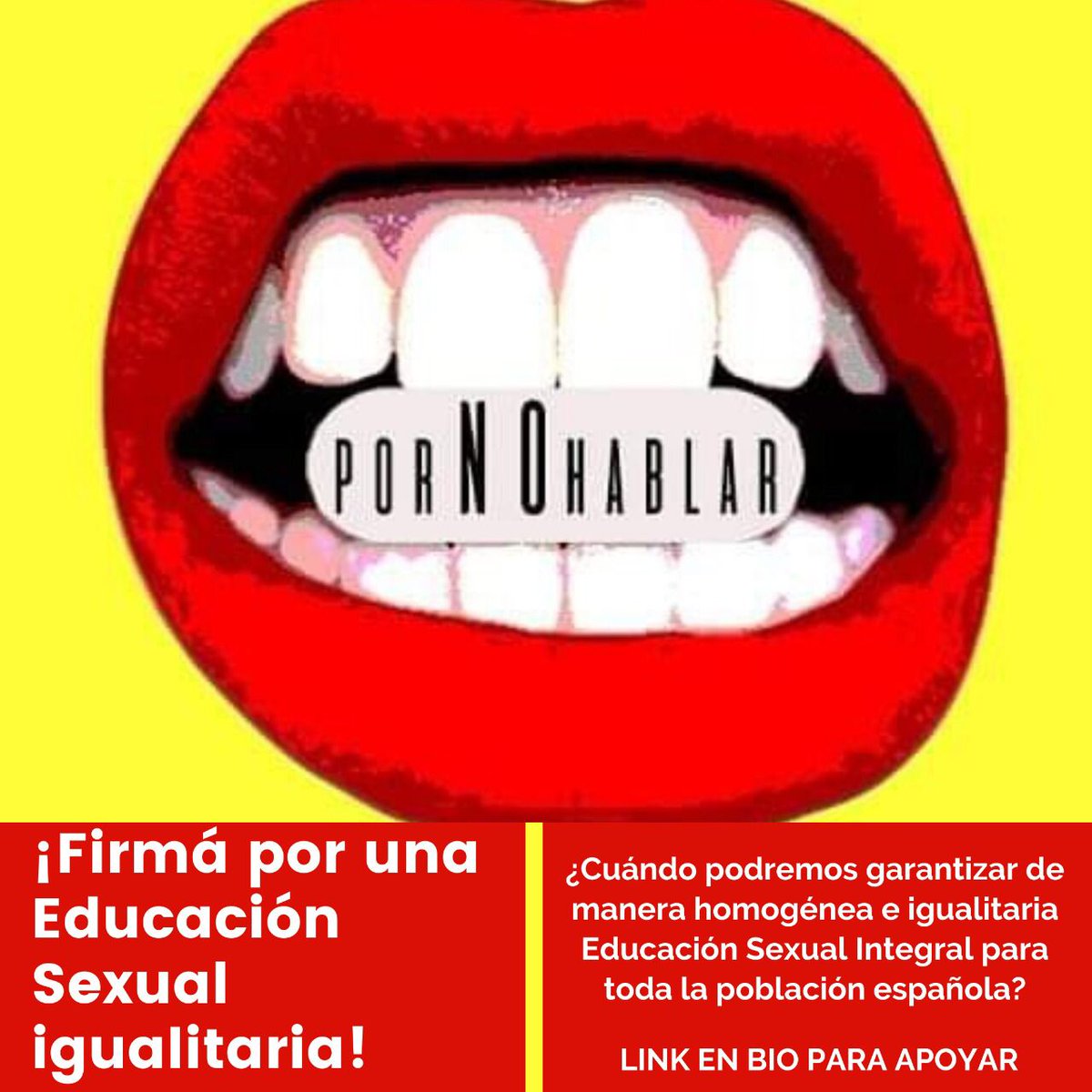 xnohablar's tweet photo. ¡MÁXIMA DIFUSIÓN! Firma por la #EducaciónSexual👇

https://t.co/NNbZ4VNRCi 

¿Nos ayudas apoyando a través del link y difundiendo este mensaje por todas tus #RedesSociales?

#esi #sexualidad #educaciónsexualintegral #noalpinparental #Córdoba #saludsexual @osoigocom https://t.co/HXHKv9Xnr9