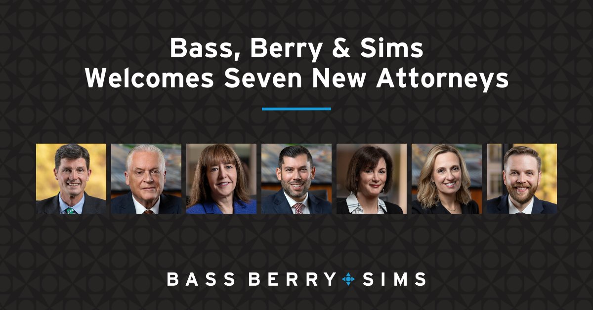 BassBerryHealth's tweet photo. We are thrilled to announce the addition of seven new attorneys to our nationally-ranked #healthcare practice. They join our #Nashville and #WashingtonDC offices. Learn more about them: https://t.co/ZEw4sZnO6h

#HealthcareLaw #BBSBoost https://t.co/jWeOtXXywJ