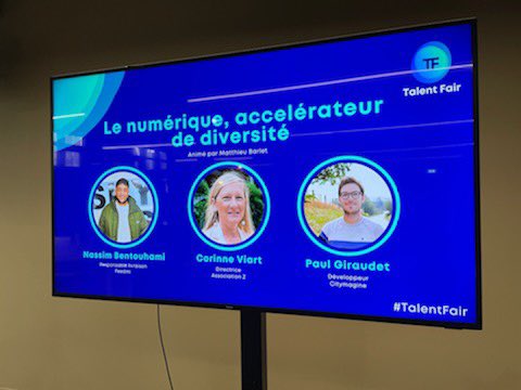Participation à la Table ronde à l’occasion du rdv #talentfair à <a href="/euratechnologie/">EuraTechnologies</a> : #numerique accélérateur de la #diversite, une nouvelle occasion de parler du programme de formation  <a href="/Z_Asso_HDF/">Z - Association</a> 

#inclusion #formation