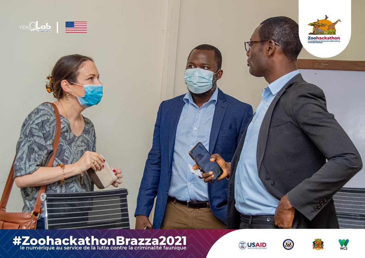 #zoohackathonbrazza2021 | JOUR 1 

🎯 À côté du code👨‍💻se cache le réseaute👫 
<a href="/USEmbassyBrazza/">m</a> 
#Yekolab