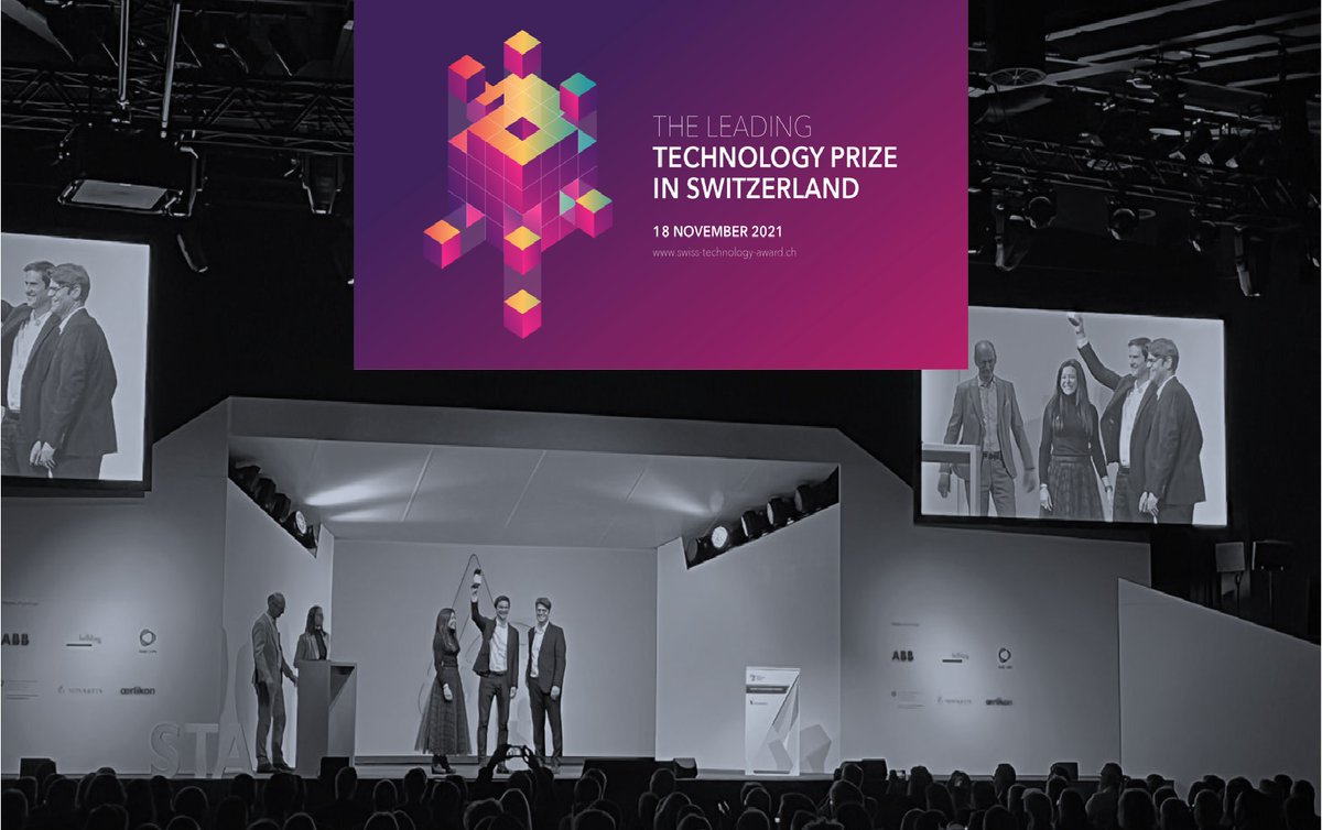 Terrific news📣: We won Switzerland's leading technology prize #STA21! This award recognizes the most outstanding technology innovations in the category "Rising Stars".
A big thank you to the event organizers #SIF21 for this unique opportunity &amp; to the jury for their expertise.