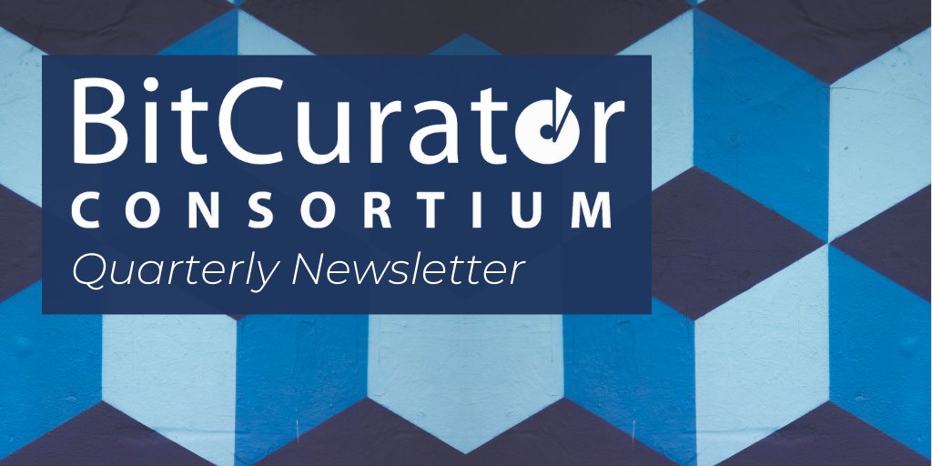 bitconsortium's tweet photo. 🗞️Extra, EXTRA: The @bitconsortium Quarterly Newsletter is out! Featuring: 

🔹Recordings &amp; Resources from #BUF21
🔹New members
🔹Updates from the #BitCuratorEdu project

Read the full issue: https://t.co/9L08ksZ3Q9 https://t.co/6Z0lRI8X03