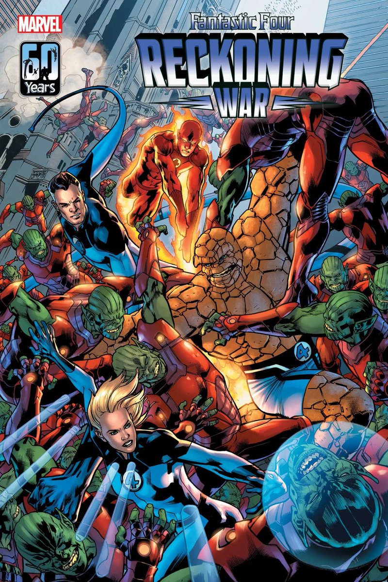 dano_cosmic's tweet photo. #FantasticFour: #ReckoningWar Alpha #1, February 2022!
✨
W-@DanSlott,A-#CarlosPacheco,covers by #CarlosPacheco,#BryanHitch, and #StefanoCaselli
✨
#Uatu #Watcher #SilverSurfer #SheHulk #JackofHearts #Unseen #FirstWar #Marvel #MarvelComics #MarvelCosmic https://t.co/5gjCPyMOOF