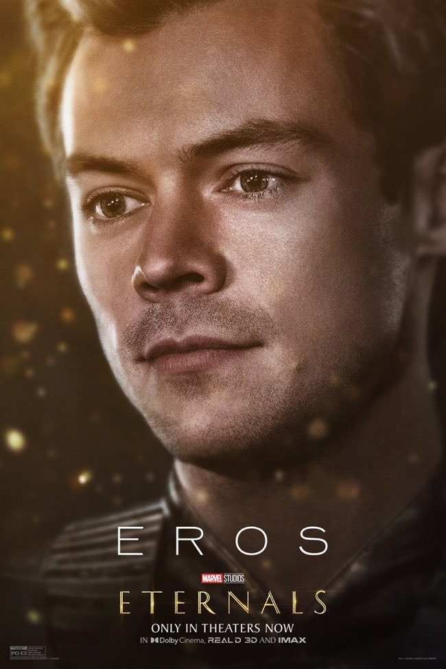 HSFILMSHISP's tweet photo. 📲| Póster de Harry como Eros para #Eternals https://t.co/tPEuLI7vw6