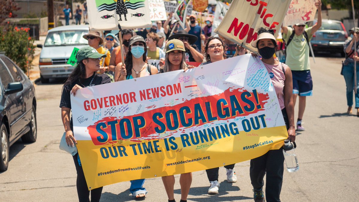 RealFoodNagy's tweet photo. TODAY marks TWO YEARS since @CAgovernor @GavinNewsom directed @californiapuc to #ShutAlisoDown.

Instead, Newsom's leadership puts SoCalGas profits over health. Under his watch:
Aliso Canyon use 📈 by 3000%
CPUC voted to EXPAND Aliso Canyon💥

Keep your promise. #StopSoCalGas! https://t.co/9m8kl0mBsq