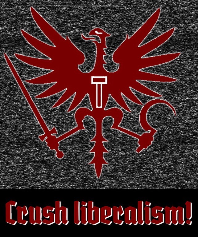 AltLeftRevolt's tweet photo. Liberalism (International Capitalism) will always be the enemy of the Folks of the World.
#nationalbolshevism #strasser #strasserism #nazbol #natbol #Socialism #nationalism #communism #anarchism #LiberalismIsAMentalDisorder https://t.co/CXjWoGbe7w