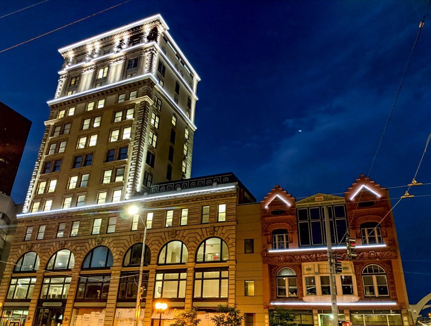 garberelectric's tweet photo. Check out the awesome job our guys did installing exterior LED lights on then Greater Dayton Wright Stop Plaza!
We’d say this project was an awesome upgrade and success.
.
.
.
#LED #exteriorlighting #Dayton #daytonohio #transformation #upgrade #project #lighting #garberteam https://t.co/FXLykltOcO