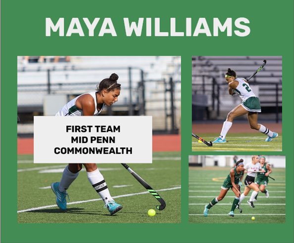 Congratulations to Maya Williams for making the Mid Penn All Star First team!!!