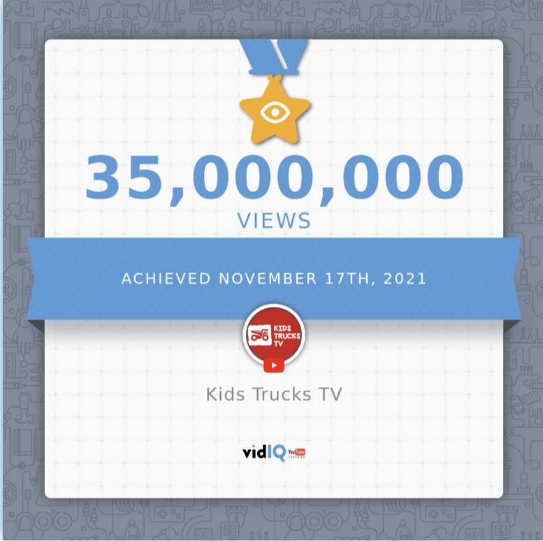 CodeyCloud's tweet image. Very excited that our host @YouTube channel Kids Trucks TV has just hit 35M views!! @YouTubeCreators